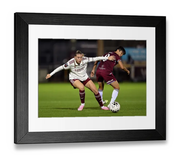 Framed Print : West Ham United v Arsenal - Barclays Women's Super League West Ham United v Arsenal - Barclays Women's Super League
