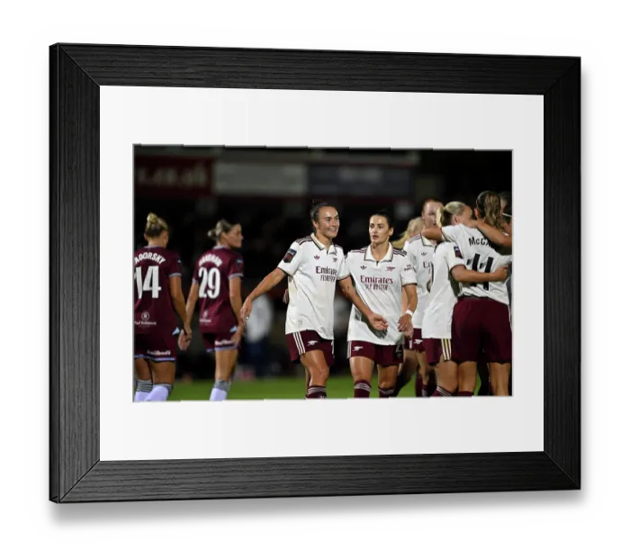 Framed Print : West Ham United v Arsenal - Barclays Women's Super League West Ham United v Arsenal - Barclays Women's Super League
