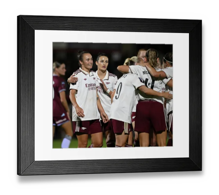 Framed Print : West Ham United v Arsenal - Barclays Women's Super League West Ham United v Arsenal - Barclays Women's Super League