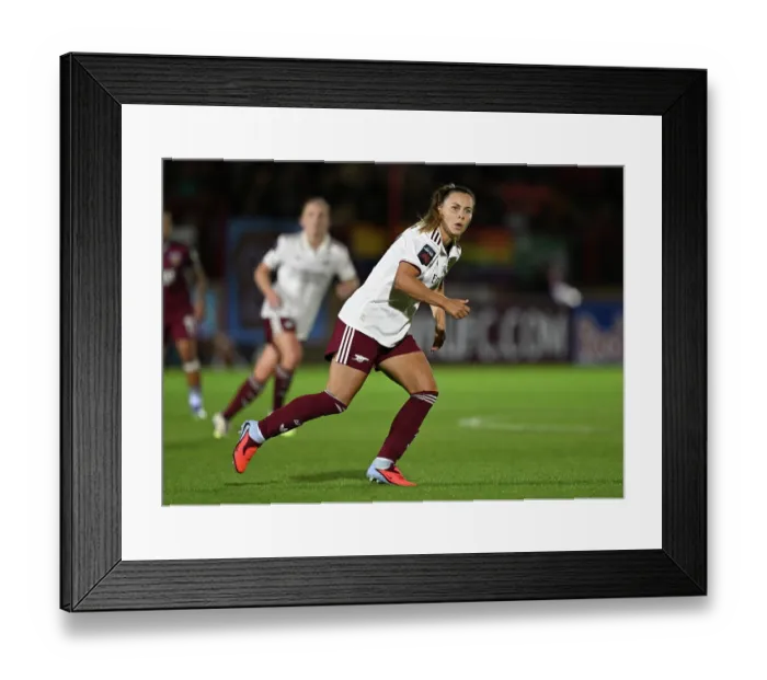 Framed Print : West Ham United v Arsenal - Barclays Women's Super League West Ham United v Arsenal - Barclays Women's Super League