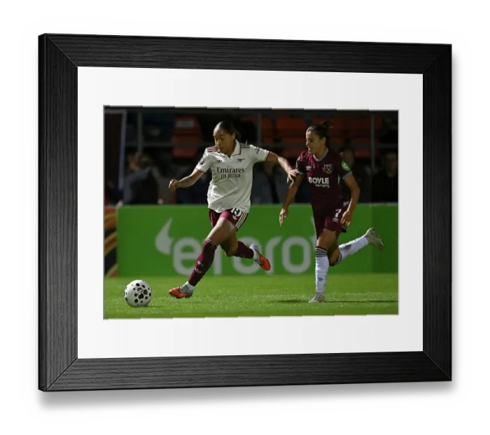 Framed Print : West Ham United v Arsenal - Barclays Women's Super League West Ham United v Arsenal - Barclays Women's Super League