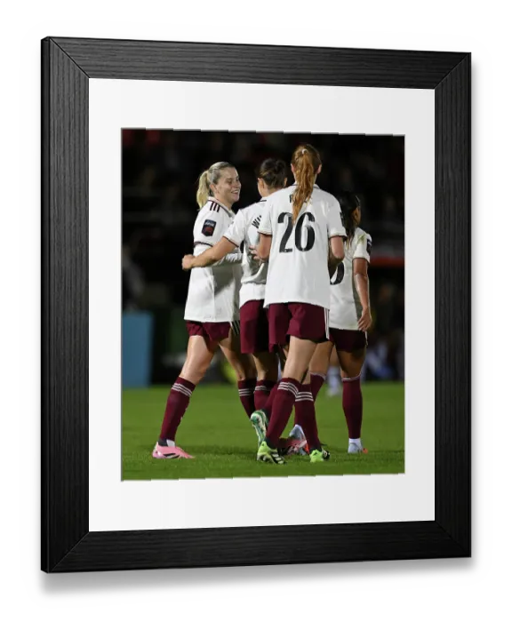 Framed Print : West Ham United v Arsenal - Barclays Women's Super League West Ham United v Arsenal - Barclays Women's Super League