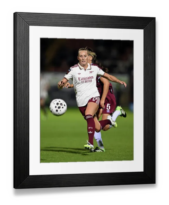 Framed Print : West Ham United v Arsenal - Barclays Women's Super League West Ham United v Arsenal - Barclays Women's Super League