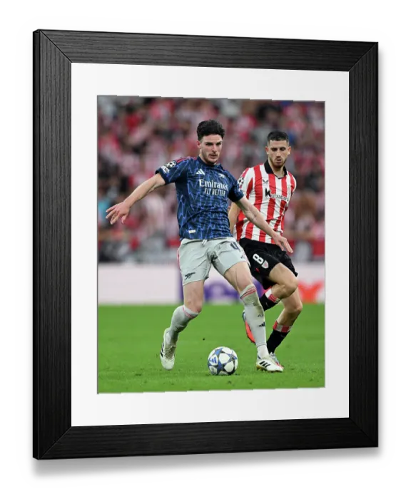 Framed Print : Athletic Club v Arsenal FC - UEFA Champions League 2025 / 26 League Phase MD1