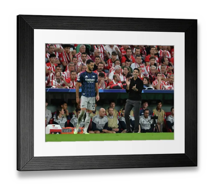 Framed Print : Athletic Club v Arsenal FC - UEFA Champions League 2025 / 26 League Phase MD1