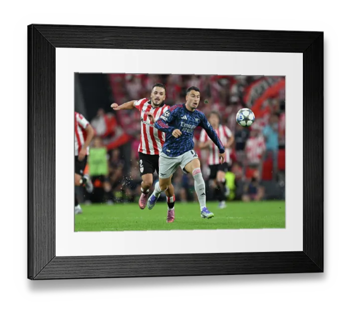 Framed Print : Athletic Club v Arsenal FC - UEFA Champions League 2025 / 26 League Phase MD1