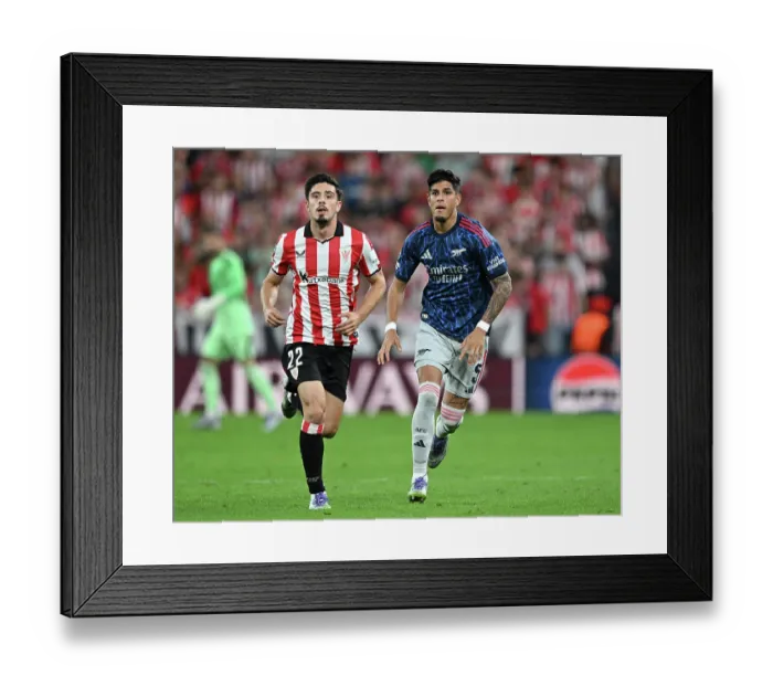 Framed Print : Athletic Club v Arsenal FC - UEFA Champions League 2025 / 26 League Phase MD1