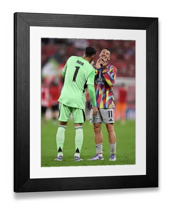 Framed Print : Athletic Club v Arsenal FC - UEFA Champions League 2025 / 26 League Phase MD1