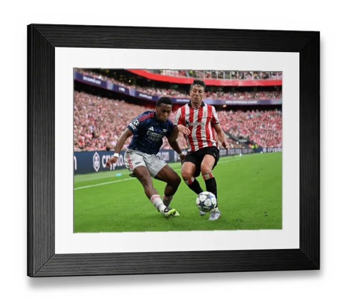 Framed Print : Athletic Club v Arsenal FC - UEFA Champions League 2025 / 26 League Phase MD1