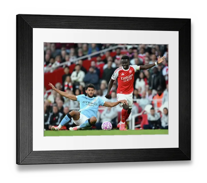 Framed Print : Arsenal v Manchester City - Premier League