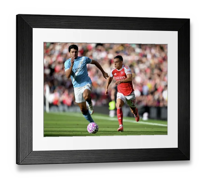 Framed Print : Arsenal v Manchester City - Premier League