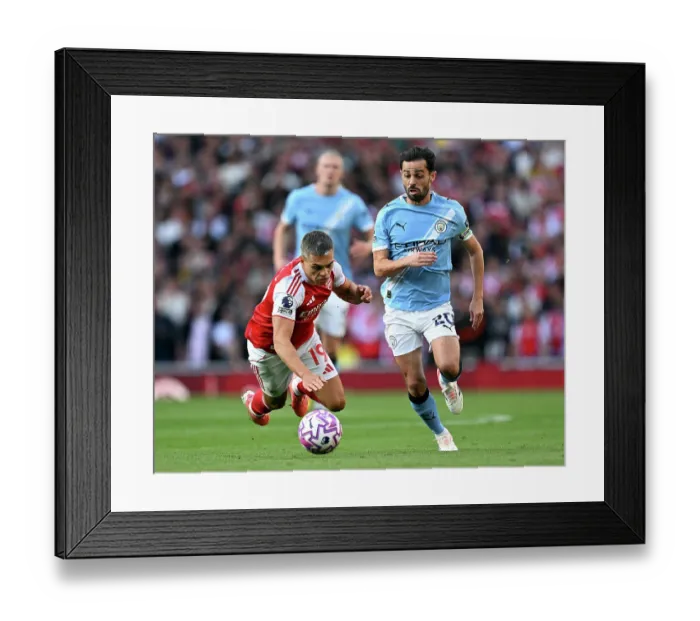 Framed Print : Arsenal v Manchester City - Premier League