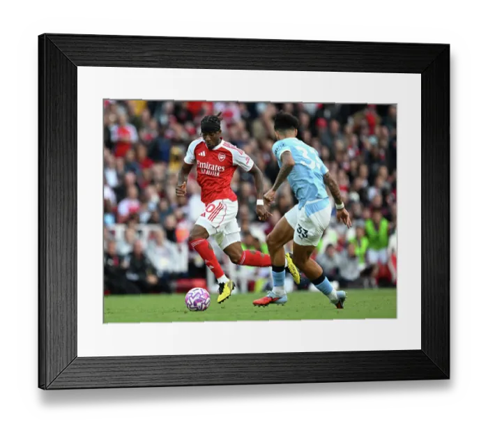 Framed Print : Arsenal v Manchester City - Premier League