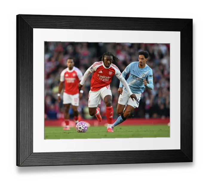 Framed Print : Arsenal v Manchester City - Premier League