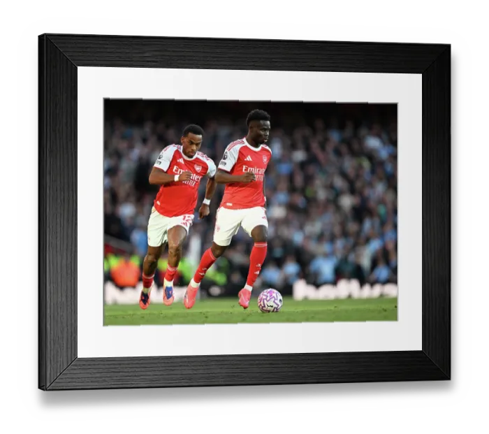Framed Print : Arsenal v Manchester City - Premier League