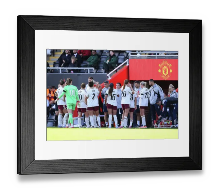 Framed Print : Manchester United v Arsenal - Barclays Women's Super League Manchester United v Arsenal - Barclays Women's Super League