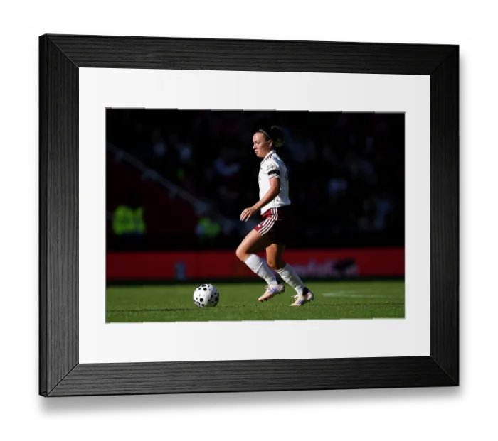 Framed Print : Manchester United v Arsenal - Barclays Women's Super League Manchester United v Arsenal - Barclays Women's Super League