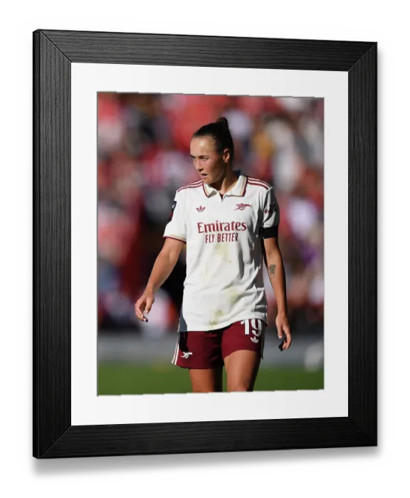 Framed Print : Manchester United v Arsenal - Barclays Women's Super League Manchester United v Arsenal - Barclays Women's Super League