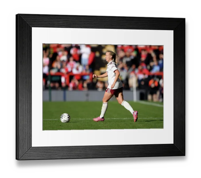 Framed Print : Manchester United v Arsenal - Barclays Women's Super League Manchester United v Arsenal - Barclays Women's Super League