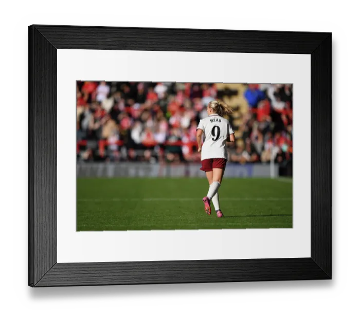 Framed Print : Manchester United v Arsenal - Barclays Women's Super League Manchester United v Arsenal - Barclays Women's Super League