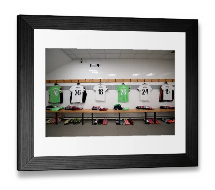 Framed Print : Manchester United v Arsenal - Barclays Women's Super League Manchester United v Arsenal - Barclays Women's Super League