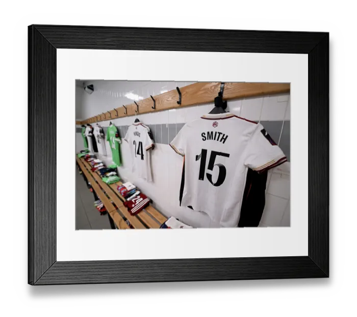 Framed Print : Manchester United v Arsenal - Barclays Women's Super League Manchester United v Arsenal - Barclays Women's Super League