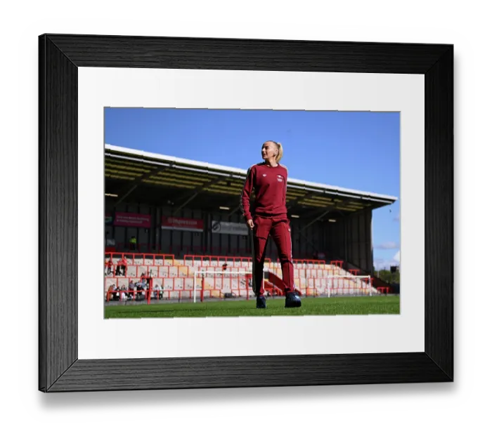 Framed Print : Manchester United v Arsenal - Barclays Women's Super League Manchester United v Arsenal - Barclays Women's Super League