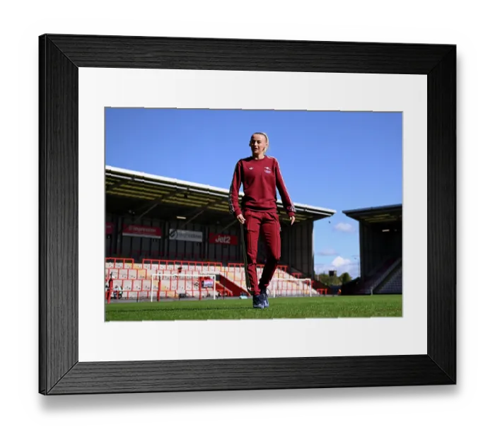 Framed Print : Manchester United v Arsenal - Barclays Women's Super League Manchester United v Arsenal - Barclays Women's Super League