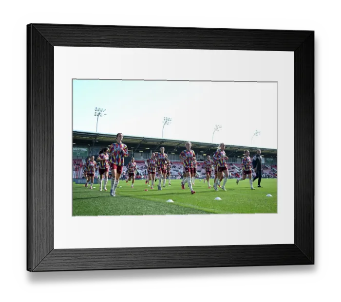 Framed Print : Manchester United v Arsenal - Barclays Women's Super League Manchester United v Arsenal - Barclays Women's Super League