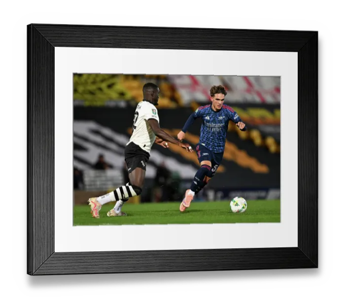 Framed Print : Port Vale v Arsenal - Carabao Cup Third Round