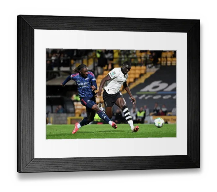 Framed Print : Port Vale v Arsenal - Carabao Cup Third Round Framed Print : Port Vale v Arsenal - Carabao Cup Third Round