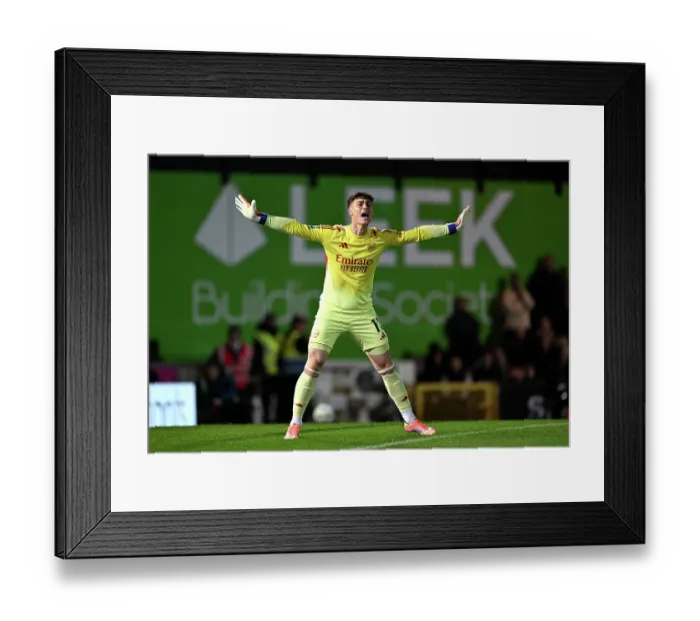 Framed Print : Port Vale v Arsenal - Carabao Cup Third Round