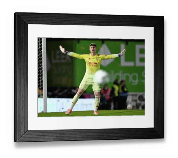 Framed Print : Port Vale v Arsenal - Carabao Cup Third Round