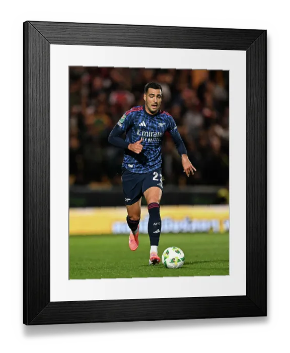 Framed Print : Port Vale v Arsenal - Carabao Cup Third Round