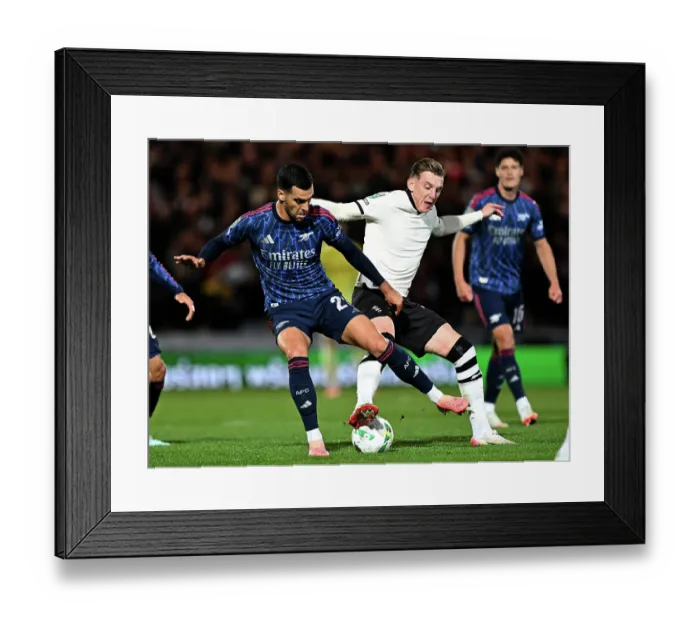 Framed Print : Port Vale v Arsenal - Carabao Cup Third Round