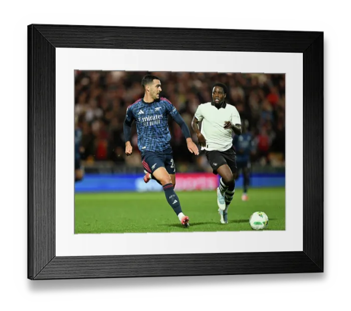 Framed Print : Port Vale v Arsenal - Carabao Cup Third Round