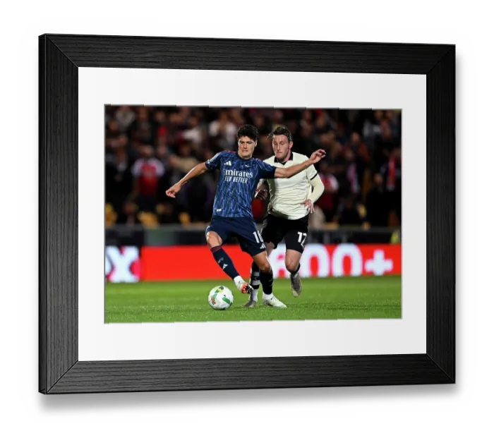 Framed Print : Port Vale v Arsenal - Carabao Cup Third Round