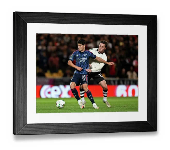 Framed Print : Port Vale v Arsenal - Carabao Cup Third Round