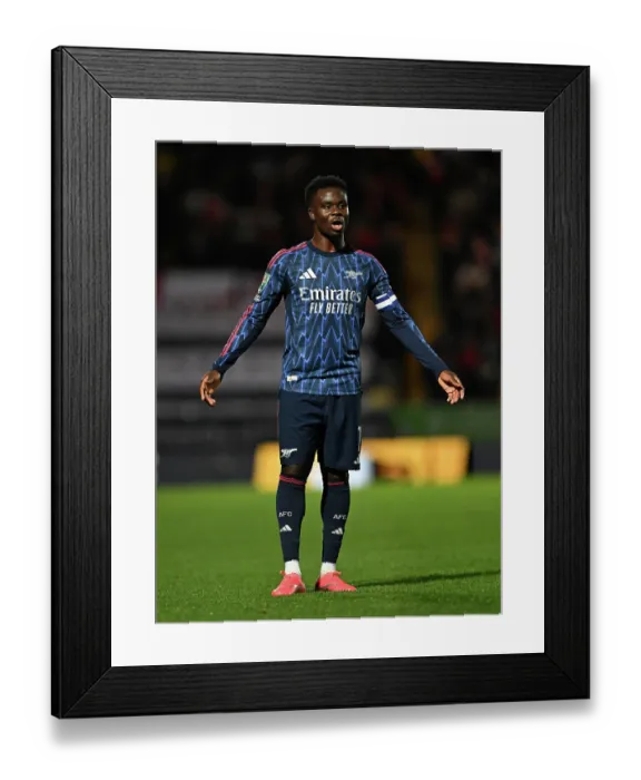 Framed Print : Port Vale v Arsenal - Carabao Cup Third Round