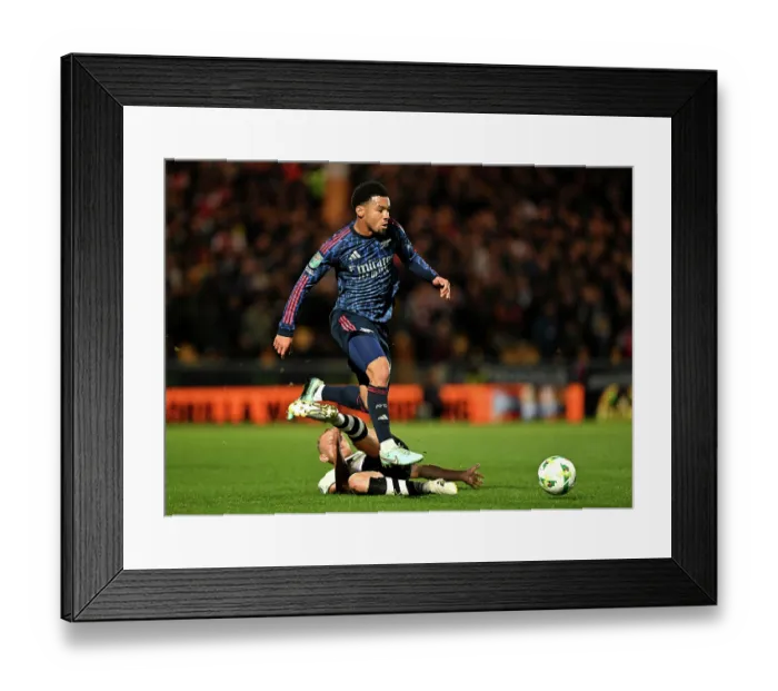 Framed Print : Port Vale v Arsenal - Carabao Cup Third Round