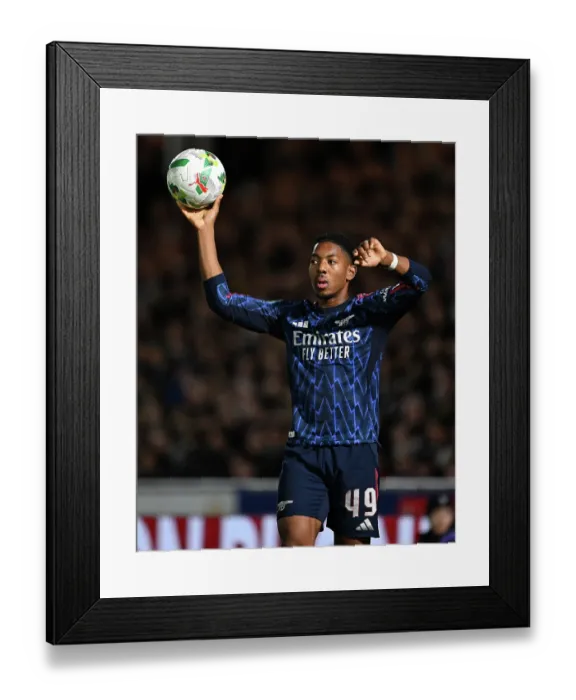 Framed Print : Port Vale v Arsenal - Carabao Cup Third Round