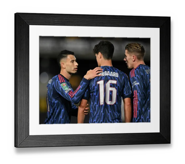 Framed Print : Port Vale v Arsenal - Carabao Cup Third Round