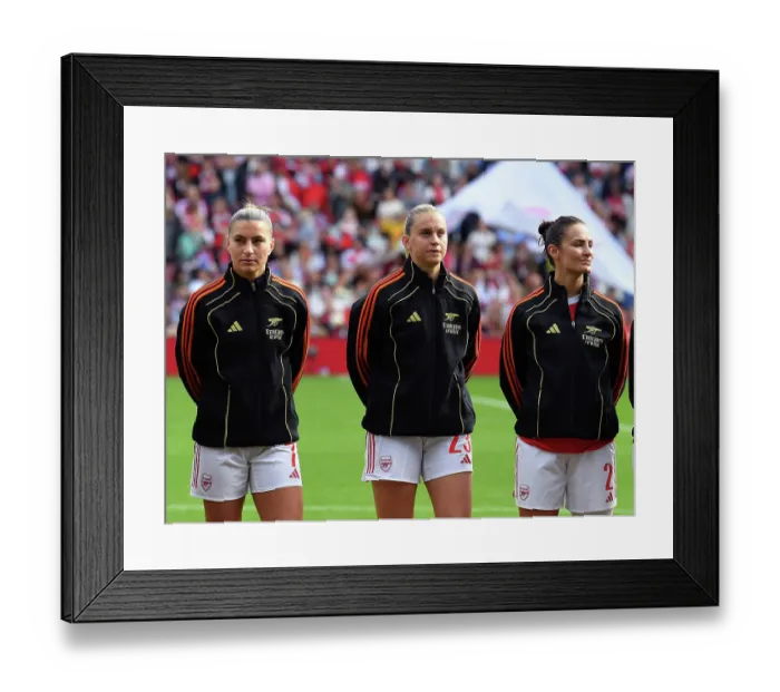 Framed Print : Arsenal v Aston Villa - Barclays Women's Super League Arsenal v Aston Villa - Barclays Women's Super League
