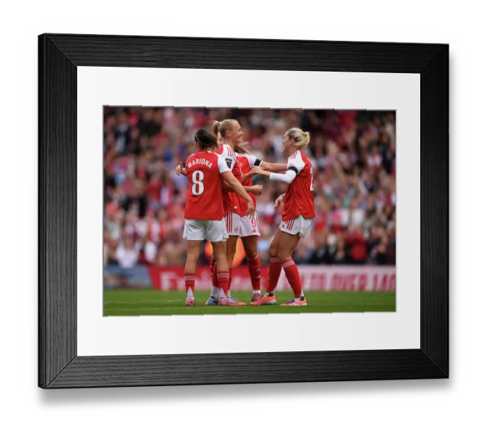 Framed Print : Arsenal v Aston Villa - Barclays Women's Super League Arsenal v Aston Villa - Barclays Women's Super League