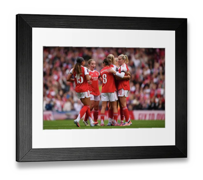 Framed Print : Arsenal v Aston Villa - Barclays Women's Super League Arsenal v Aston Villa - Barclays Women's Super League