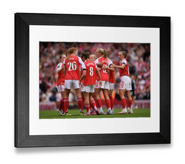 Framed Print : Arsenal v Aston Villa - Barclays Women's Super League Arsenal v Aston Villa - Barclays Women's Super League