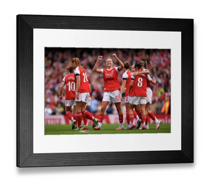 Framed Print : Arsenal v Aston Villa - Barclays Women's Super League Arsenal v Aston Villa - Barclays Women's Super League