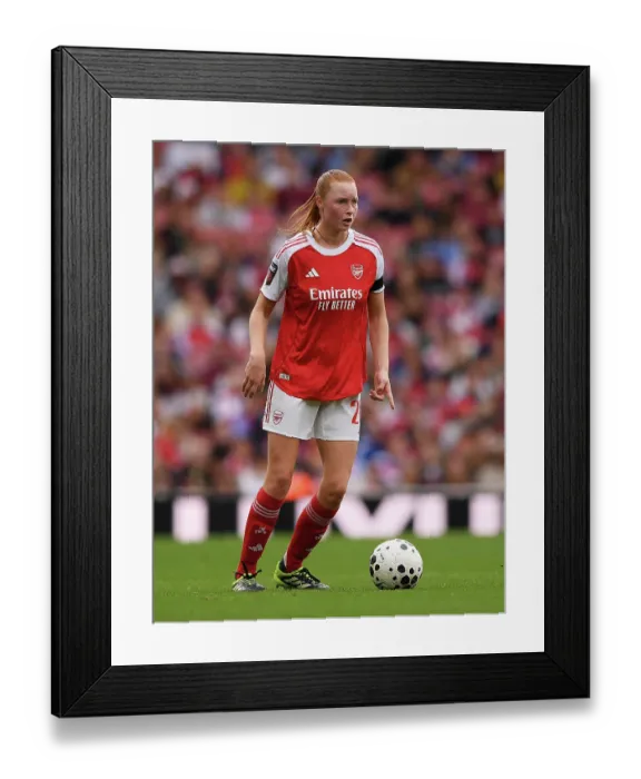 Framed Print : Arsenal v Aston Villa - Barclays Women's Super League Arsenal v Aston Villa - Barclays Women's Super League