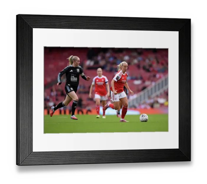 Framed Print : Arsenal v Aston Villa - Barclays Women's Super League Arsenal v Aston Villa - Barclays Women's Super League