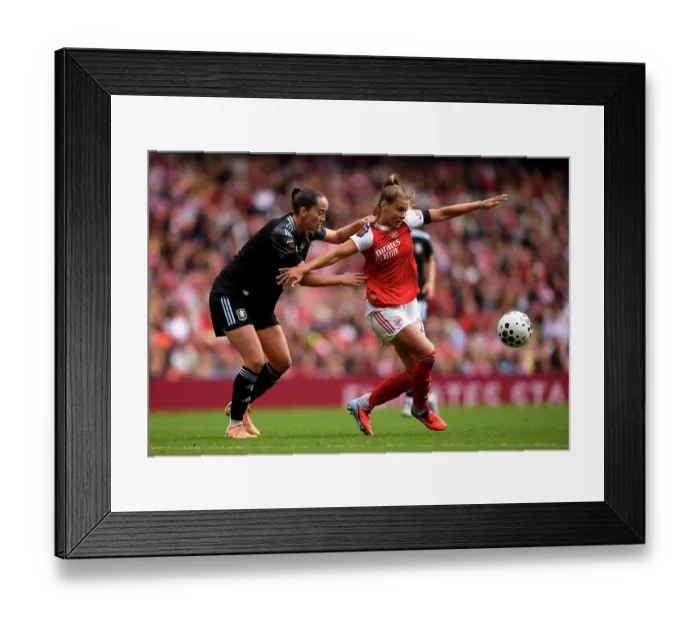 Framed Print : Arsenal v Aston Villa - Barclays Women's Super League Arsenal v Aston Villa - Barclays Women's Super League